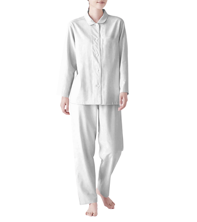 翻领仿棉套装无袋无袖口无脚口-P0010 - 仿棉-180g/XS