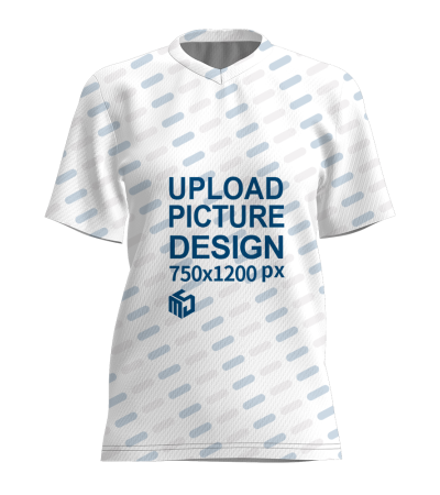 男士V领短袖T恤-A0104X - 鸟眼布-110g/XS