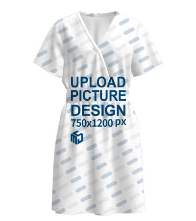 女士V领连衣裙-P_MSHY004 - 牛奶丝-170g/XS