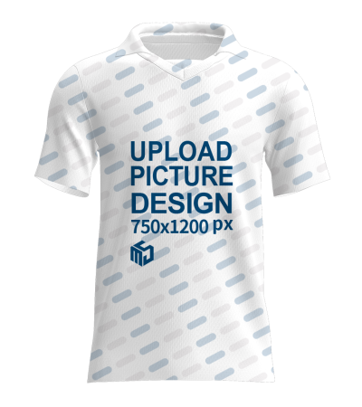 男士翻领V领短袖T恤-A0103X - 鸟眼布-110g/XS