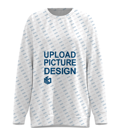 女士落肩宽松圆领长袖卫衣-OFX20065X - 空气层-220g/S