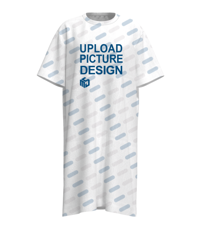 女士圆领睡裙-XHY061 - 仿棉-180g/S