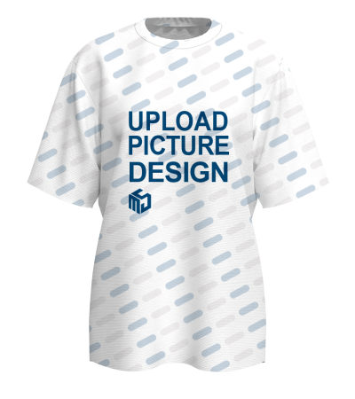 女士数码印落肩圆领短袖上衣-R0004_DX  - 仿棉-180g/S