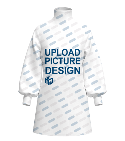 女士高领堆堆领连衣裙-LTW20257X - 仿棉-180g/S