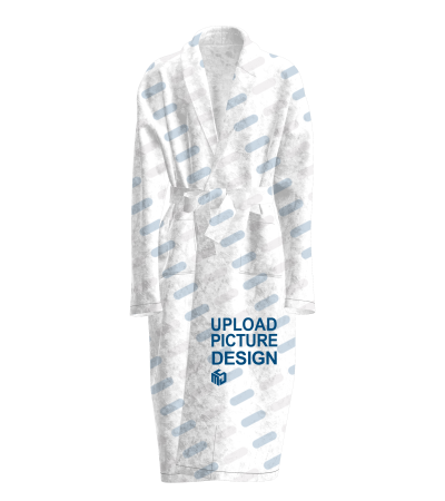 男款睡袍有袋无脚口无袖口-A0171X - 双面法兰绒-280g/S