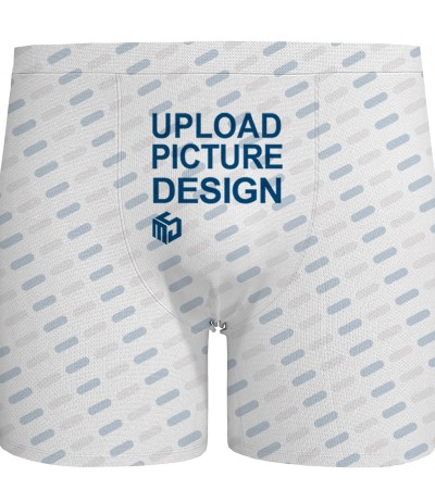 男士黑色松紧平角内裤-WRL112X - 牛奶丝-200g/S