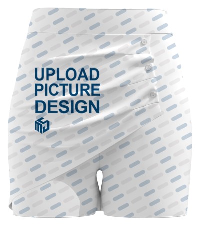 女士褶皱纽扣裤裙-LTWJ20409 - 空气层-250g/S