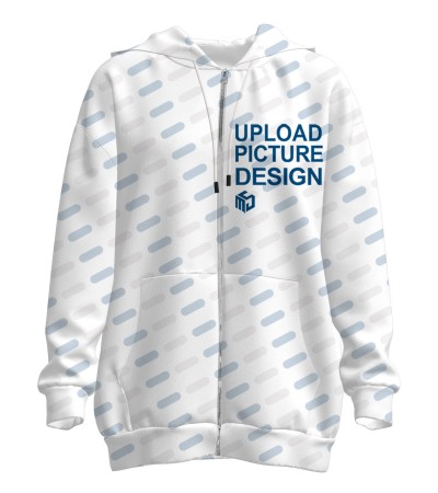 女款有袋开衫连帽带耳朵怪物卫衣-LJ004 - 健康布-220g/S