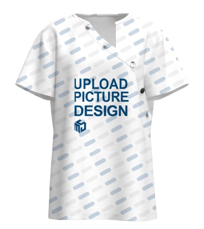 女仿棉V领短袖T恤大码女装 PDDW20390 - 仿棉-180g/0XL