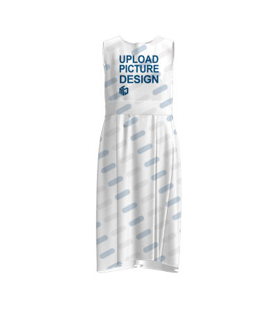 女士褶皱后背拉链连衣裙-LTWJ20907 - 空气层-250g/S