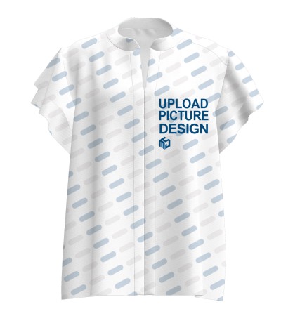 女士半开衫荷叶边上衣-OFX005 - 四面弹-120g/S