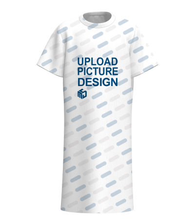 圆领女童短袖睡裙无袋无袖口无脚口-XHY060 - 仿棉-180g/2-3T