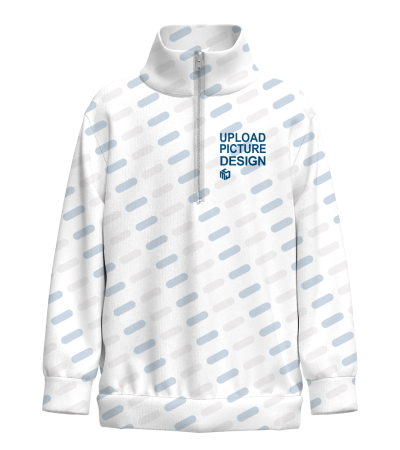  儿童立领长袖半拉链双口袋上衣-XHY066  - 空气层-220g/12-24M