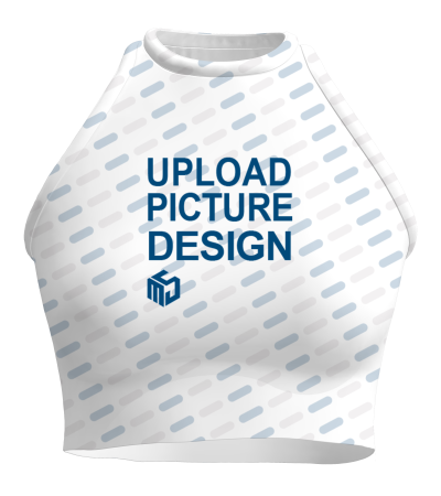 女士圆领数码印背心-A0164X - 仿棉-170g/S