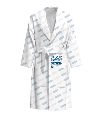 睡袍法兰绒有袋无袖口无脚口-SP03X - 双面法兰绒-280g/2XL