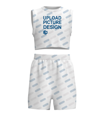 圆领女士套装无袋无脚口无袖口-WH0013S - 牛奶丝-170g/110