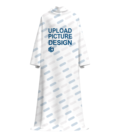 成人均码后背魔术贴睡袍无袋无脚口无袖口-OY005 - 双面法兰绒-280g/F