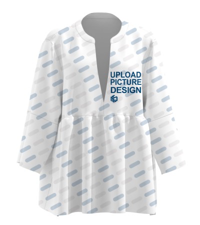 女前中V领7分袖上衣LTW20577X - 东泰666-120g/S