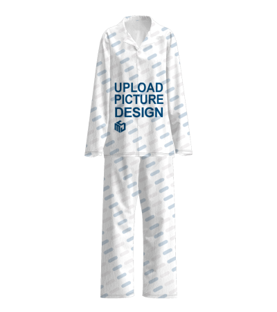 新冰丝古巴领家居睡衣套装无袋无脚口无袖口-A0042SX - 冰丝-140g/S