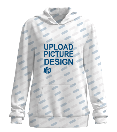 QSNDL 3D欧码青少年双层帽插袋卫衣-R0006SX_S - 空气层-200g/XS