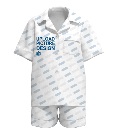 翻领牛奶丝短款套装有袋有脚口有袖口-R0029SX - 仿棉-200g/S