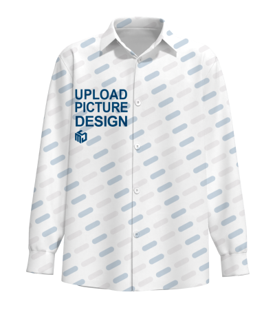 男有袖口袖袢6粒扣翻领长袖衬衫-XBH0005X - 四面弹-120g/S