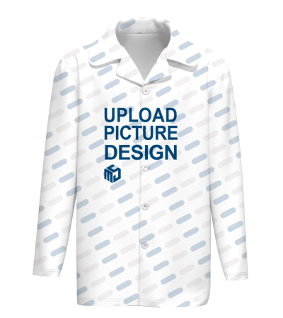 翻领男士长袖纽扣睡衣套装无袋无脚口无袖口-FX003 - 仿棉-180g/S