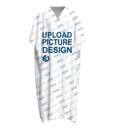 男士开襟款长袍无袋无脚口无袖口-YKR003 - 双面法兰绒-280g/S