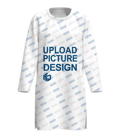 圆领穆斯林无袋无袖口-M1 - 针眼布-140g/S