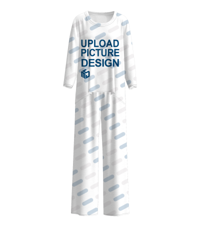 女U领8分袖长裤套装有袋无脚口无袖口-LTW20515X - 竹节麻-120g/S