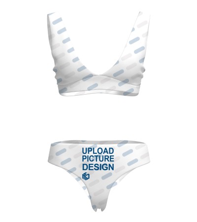 3D 女士分体泳衣-Y31475LW - 超细涤-200g/S