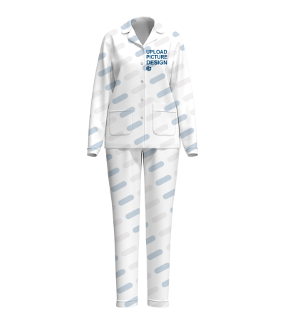 家居睡衣有口袋套装-HZJ010X - 平板布-140g/XS