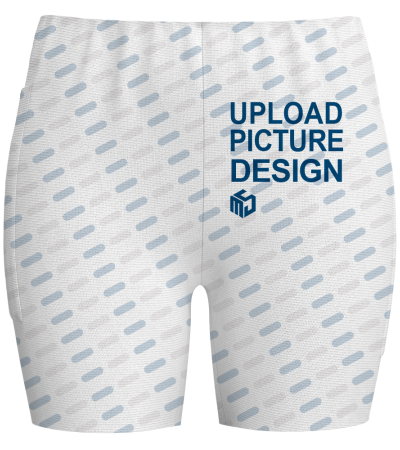 女士双层带抽绳短裤里裤女-A0049X - 牛奶丝-200g/3XS