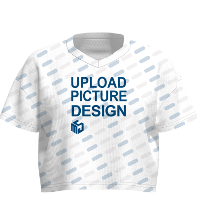 女士短款V领足球服-A0265 - 鸟眼布-150g/XS