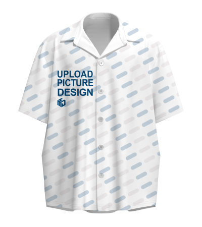 男5粒扣无门襟短袖衬衫XHM001X_WD - 双线格-120g/S