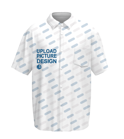 男士沙滩套装翻领短袖衬衫有口袋A0240A - 四面弹-120g/XS